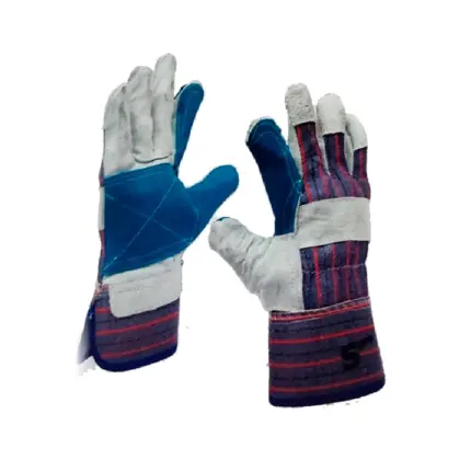 Guante de carnaza Tiger Palma Verde Spro para trabajos industriales, construcción y mecánica pesada, resistente y ergonómico – Center Force