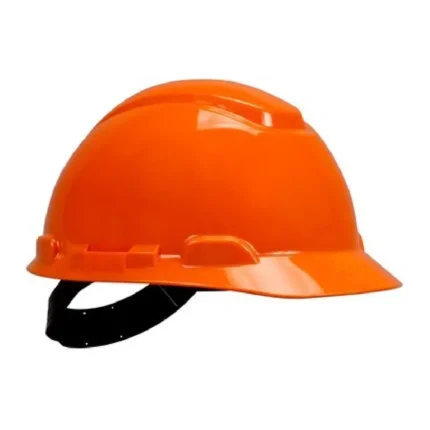 Casco de seguridad H-706 naranja con sistema ratchet 3M para protección industrial