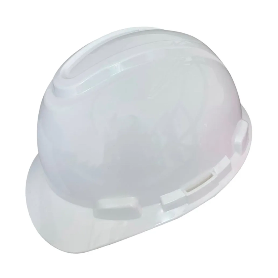 Casco de seguridad Stark marca Clute, tipo industrial con alta resistencia para construcción y trabajos eléctricos