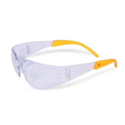 Lente V-Flex amarillo Clute, gafas de seguridad industrial con protección UV y visión mejorada en baja iluminación - Center Force