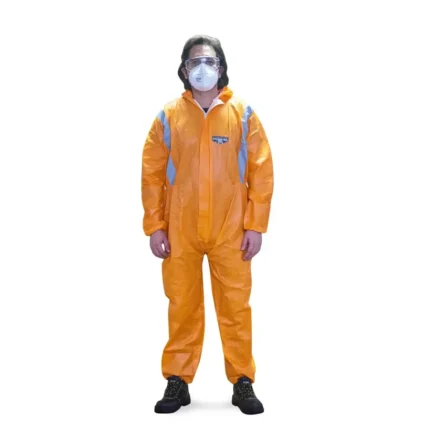 Traje Cover-All RX Clute, overol de protección integral para uso industrial y químico