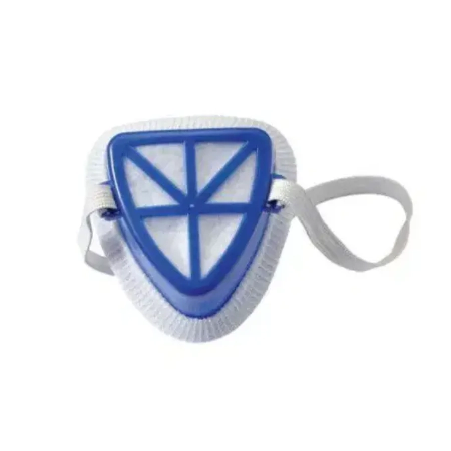 Respirador Triangular para Polvos Clute con diseño filtrante que protege contra partículas sólidas en ambientes industriales – Center Force