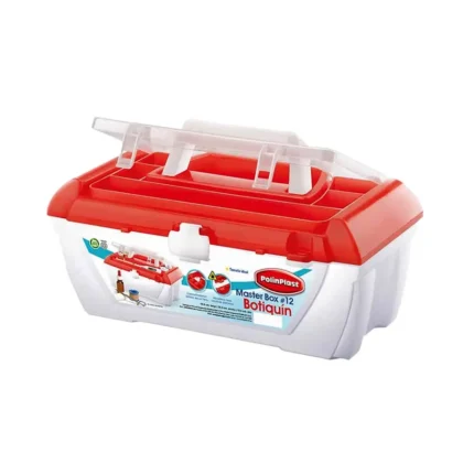 Maleta Plástico 12 pulgadas Nacional resistente y práctica, ideal para transporte de equipos, herramientas o primeros auxilios – Center Force