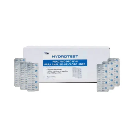 Reactivo DPD 1 Cloro Libre Hydrotest para análisis preciso de cloro libre en agua potable y piscinas – Center Force