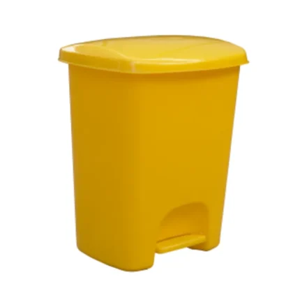 Tacho de 25 Lt Importado de plástico resistente con tapa hermética, ideal para manejo y segregación de residuos – Center Force