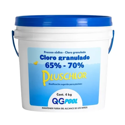 Cloro Granulado Pluschlor para desinfección y mantenimiento del agua en piscinas, spas y sistemas de tratamiento – Center Force