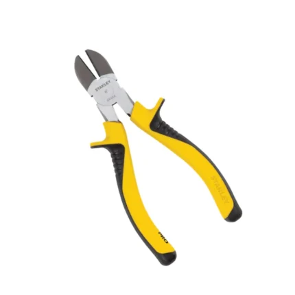 Alicate Pro Diagonal Stanley, herramienta de corte lateral con diseño robusto para trabajos pesados y cortes precisos.