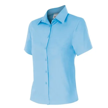 Blusa Oxford manga corta Nacional, cómoda, fresca y diseñada para uniformes corporativos y laborales – Center Force