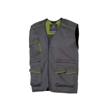 Chaleco M6GIL Delta Plus, reflectivo, resistente y diseñado para alta visibilidad en trabajos industriales y viales – Center Force