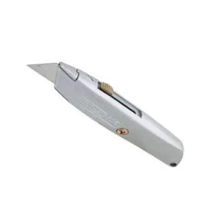 Cuchillo retráctil Classic 99 Stanley, robusto y confiable, ideal para cortes precisos y uso intensivo en trabajos profesionales.