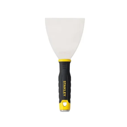 Espátula de acero inoxidable Stanley, resistente y precisa, diseñada para aplicar, alisar y raspar materiales en trabajos de construcción y acabado – Center Force