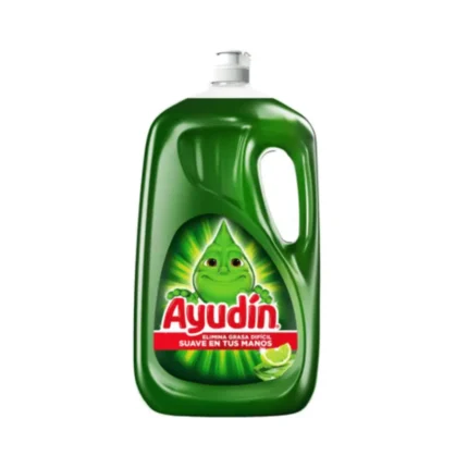 Lavavajillas líquido Ayudín 2.6 litros, potente y rendidor, diseñado para eliminar grasa y residuos en utensilios de cocina – Center Force