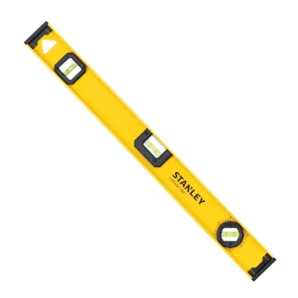 Nivel profesional Stanley, resistente y de alta precisión, diseñado para nivelaciones exactas en trabajos de construcción, carpintería e instalación – Center Force