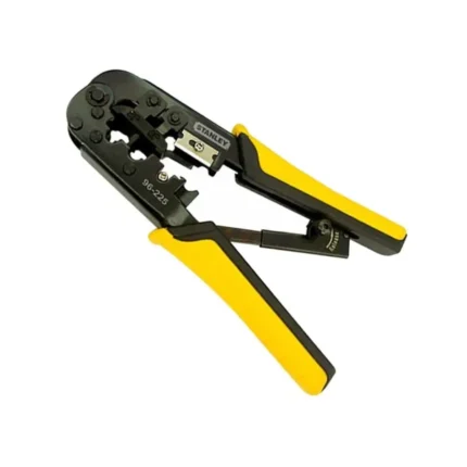 Pela cables 3 en 1 Stanley, herramienta práctica para pelar, cortar y crimpar cables con precisión.