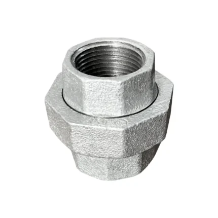 Unión Universal Galvanizado Mech, resistente, anticorrosiva y diseñada para unir tuberías con ligeras desalineaciones – Center Force