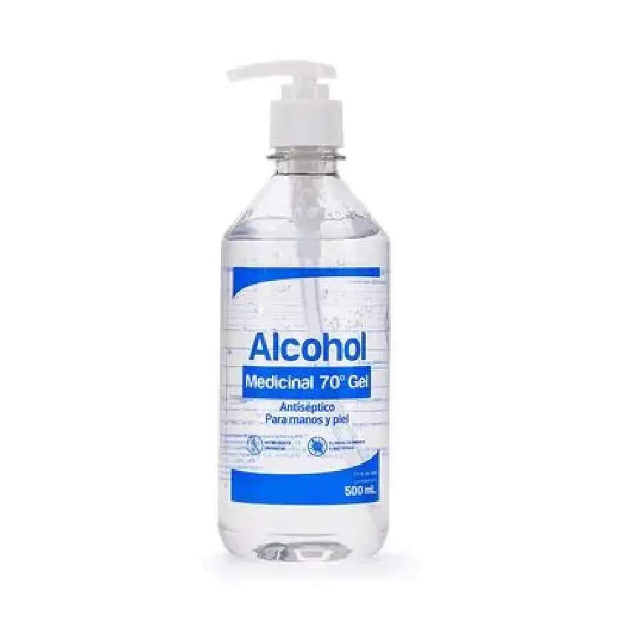 Alcohol en gel 70% Alkofarma 500 ml, antiséptico práctico para la higiene diaria de manos sin agua.