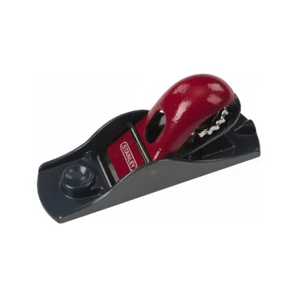 Cepillo block ajustable Stanley, herramienta precisa y versátil para alisar y ajustar superficies de madera con control total.