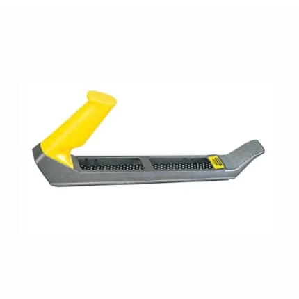 Cepillo Surform Stanley, herramienta manual para desbaste rápido y modelado preciso en madera, yeso y otros materiales.