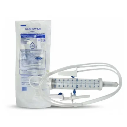 Equipo microgotero Alkhofar, equipo médico para administración precisa de soluciones intravenosas.