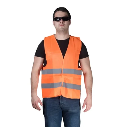 Chaleco reflectivo pesado Clute para alta visibilidad y seguridad