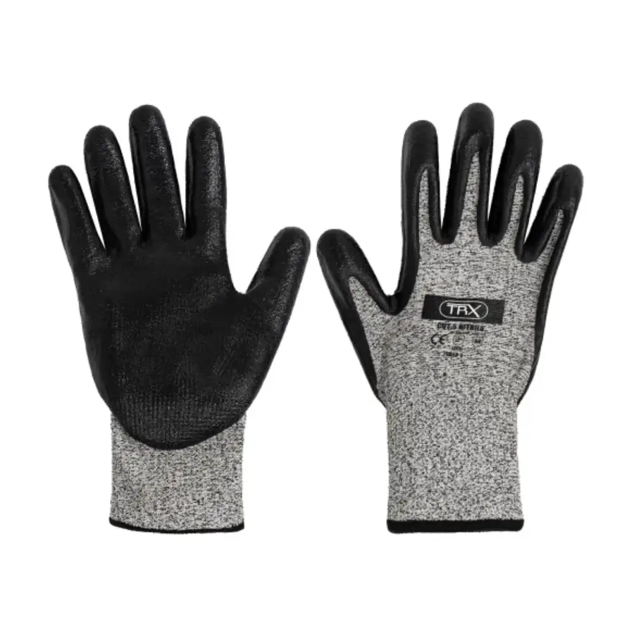 Guante de nitrilo Flitflex Cut D TRX con protección anticorte y excelente agarre