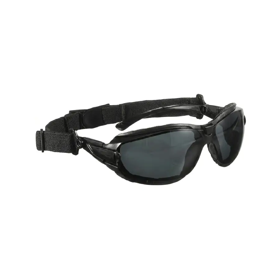 Lente Technilux oscuro Coverguard para protección ocular contra luz solar y partículas