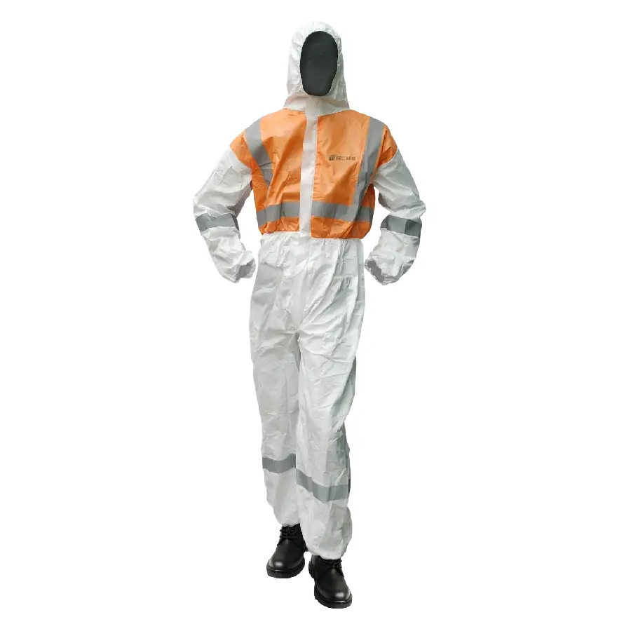 Traje Tyvek TSG15 BC Tecseg para protección corporal contra partículas y contaminantes en trabajos industriales