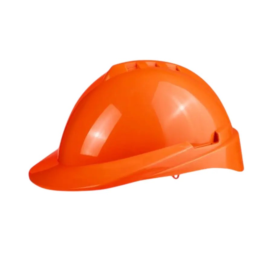 Casco Millenium Class Naranja Libus para protección de la cabeza en trabajos industriales, construcción y minería