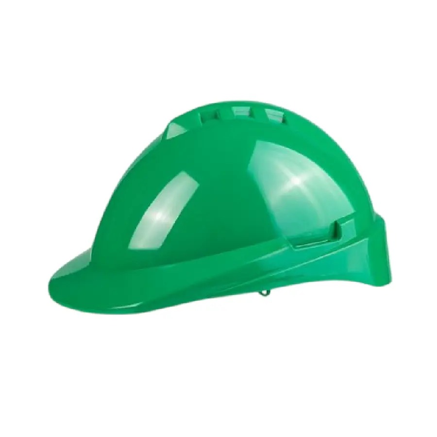 Casco Millenium Class Verde Libus para protección de la cabeza en trabajos industriales, construcción y minería