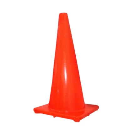 Cono de PVC Segpro para señalización vial, seguridad industrial y delimitación de áreas de trabajo