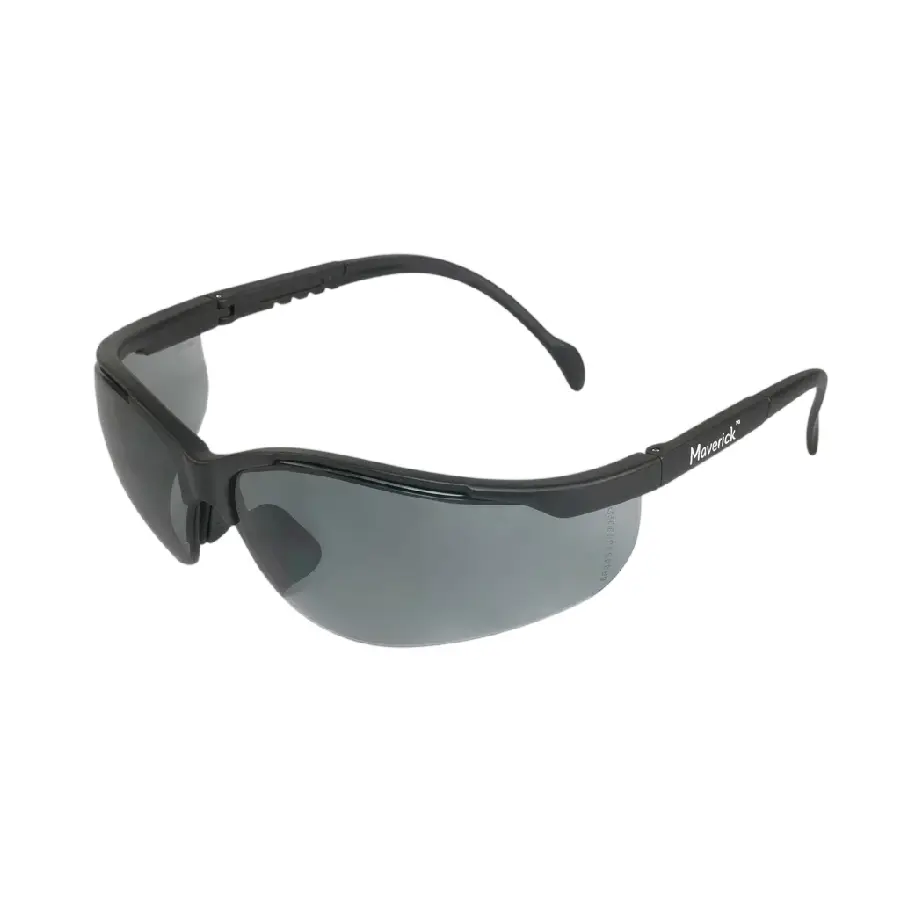 Lente Maverick Oscuro MSA para protección visual industrial contra impactos, partículas y riesgos laborales