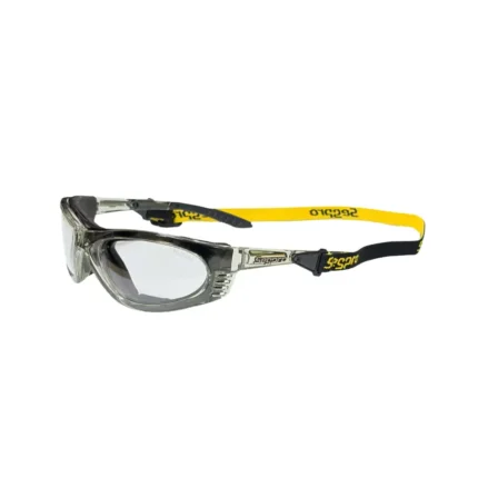 Lente Action Segpro para protección visual contra partículas, polvo y riesgos presentes en trabajos industriales y operativos