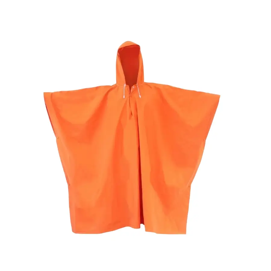 Poncho de PVC Spro para protección contra lluvia, humedad y condiciones climáticas durante actividades laborales y al aire libre