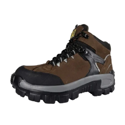 Botín Vulcano Brown 138 Work Power para protección de los pies durante trabajos industriales, construcción y mantenimiento.